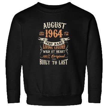 Discover August 1964 Birthday Surprise Sweatshirts
