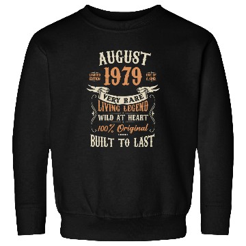 Discover August 1979 Birthday Surprise Sweatshirts