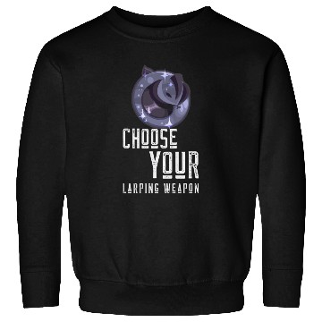 Discover Choose your LARPing weapon - Wizard Hat Sweatshirts
