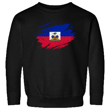 Discover Haitian Flag Haiti Pride Roots Sweatshirts
