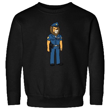 Discover lion policeman Sweatshirts