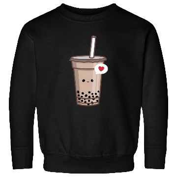 Discover Kawaii Bubble Tea Love Boba Tea Sweatshirts