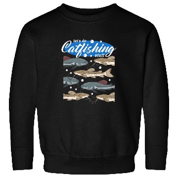 Discover Catfishing Stuff Catfish Fishing Angler Sweatshirts