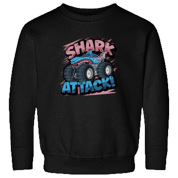 Discover Monster Truck Shark Attack Week 2023 Sweatshirts