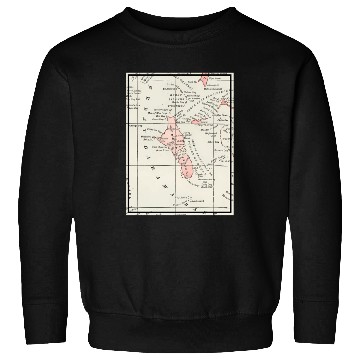 Discover Vintage Andros Island Bahamas Map Sweatshirts