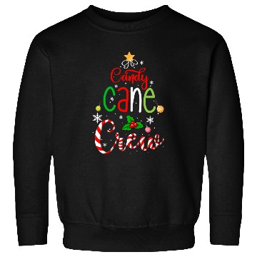 Discover Candy Cane Crew Funny Christmas Candy Lover X Mas Sweatshirts