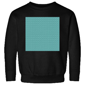 Discover Teal White Dots Pattern Sweatshirts