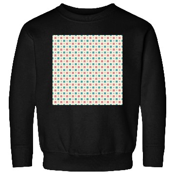Discover Retro Floral Pattern Yellow Teal Red Sweatshirts
