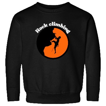 Discover Rock climbing design Sweatshirts