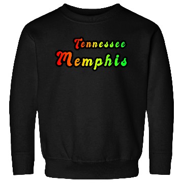 Discover Memphis Tennessee rainbow design Sweatshirts