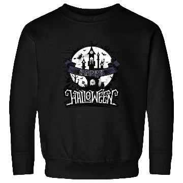 Discover Haunted Castle: Embrace the Halloween Night Sweatshirts