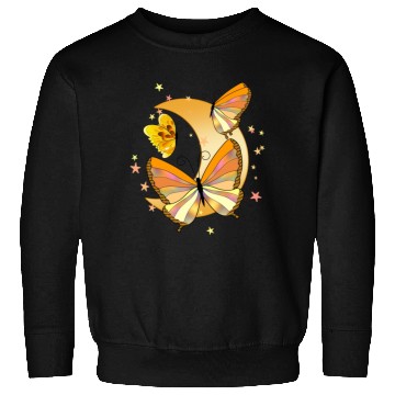 Discover Orange butterflies moon aesthetic butterfly insect Sweatshirts