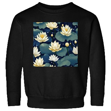 Discover Serenity Blooms: Timeless Lotus Pattern Sweatshirts