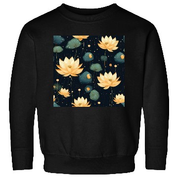 Discover Serenity Blooms: Timeless Lotus Pattern Sweatshirts