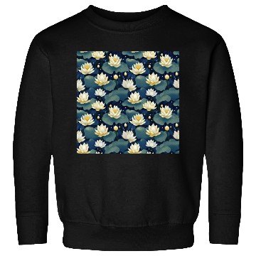Discover Serenity Blooms: Timeless Lotus Pattern Sweatshirts