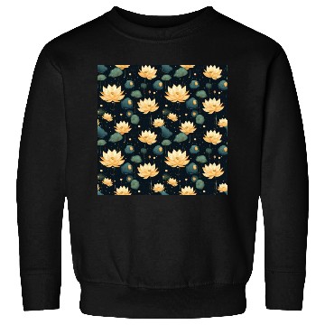 Discover Serenity Blooms: Timeless Lotus Pattern Sweatshirts