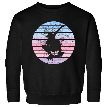 Discover Skateboard vintage sun Sweatshirts