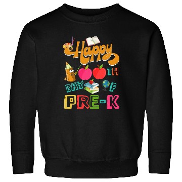 Discover 100 Days Of School Teacher Preschool Pre K Funny Sweatshirts