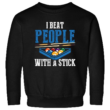 Discover Billiards Puns Pool Player Billiards Triangle Rack Sweatshirts
