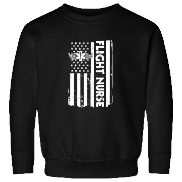 Discover USA Flag Flight Nurse America Sweatshirts