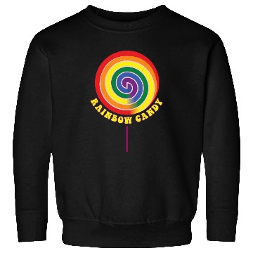 Discover Rainbows Rainbow Pride Candy Sweatshirts
