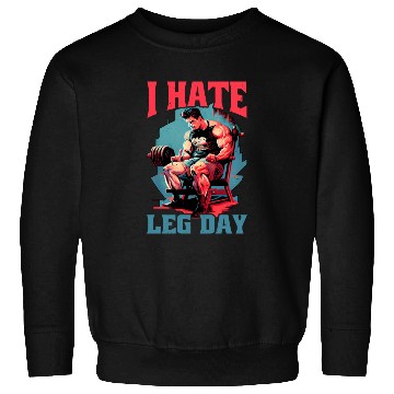 Discover I Hate Leg Day 18 Sweatshirts