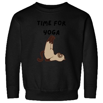 Discover Time For Yoga Cat Lover Sweatshirts