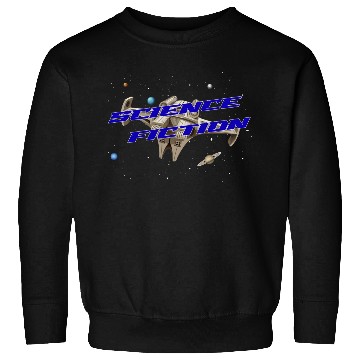Discover Science Fiction Spaceship Planet Sweatshirts
