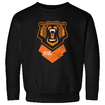 Discover Fierce Modern Bear Down Party Tailgate Sunday Sweatshirts