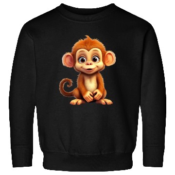 Discover Cute Monkey for Kids for a Kid Sweatshirts