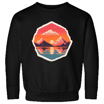 Discover Vintage Coastal Mountains Sweatshirts