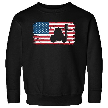 Discover Forklift Driver Usa Flag Sweatshirts