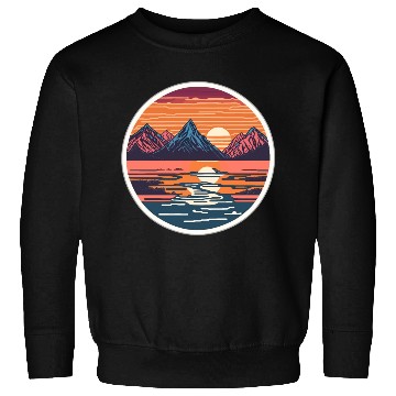 Discover Vintage mountains view Sweatshirts