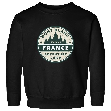 Discover Mont blanc chamonix french alps trip Sweatshirts