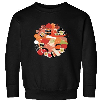 Discover Sushi Love: Tempting Delicacies for Foodies Sweatshirts