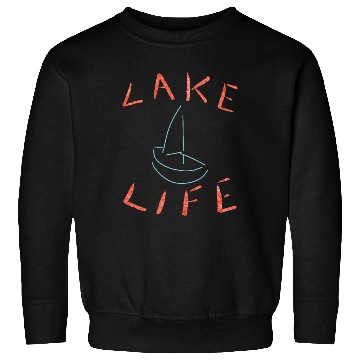 Discover Lake Life Sketch Sweatshirts
