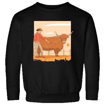 Discover Farmer With Highland Cow Sweatshirts