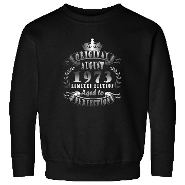Discover august 1973 Anniversary august 1973 august Sweatshirts