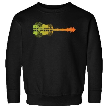 Discover Guitarist Guitar Landscape Sweatshirts