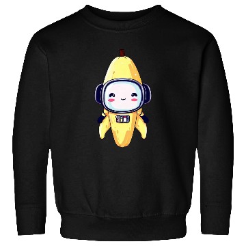 Discover Kawaii Banana - Cyborg, Robot, Astronaut, Sweatshirts