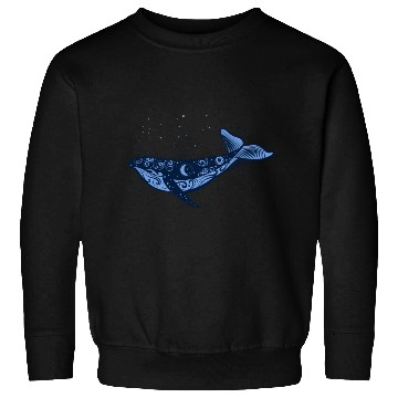 Discover Blue Whale and Stars Sweatshirts