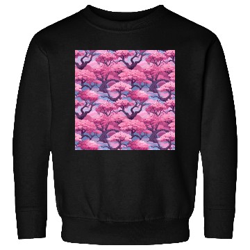 Discover Anime Euphoria: Fantasy Cherry Blossom Dreamscape Sweatshirts
