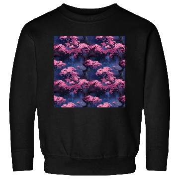 Discover Anime Euphoria: Fantasy Cherry Blossom Dreamscape Sweatshirts