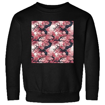 Discover Anime Euphoria: Fantasy Cherry Blossom Dreamscape Sweatshirts