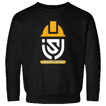 Discover engineering: Engineer's helmet logo Sweatshirts
