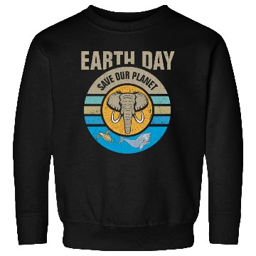 Discover Earth Day Save Our Planet Conservation Design Sweatshirts