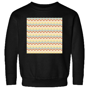 Discover Retro Colorful Chevron Pattern Sweatshirts