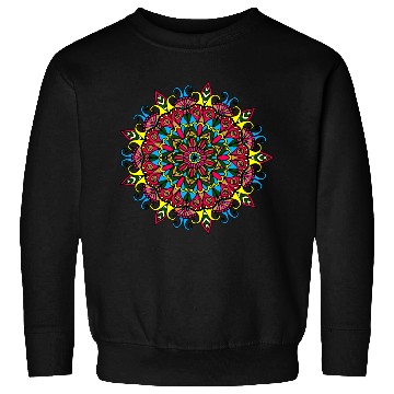 Discover Colorful Mandala Pattern Modern 6 Sweatshirts