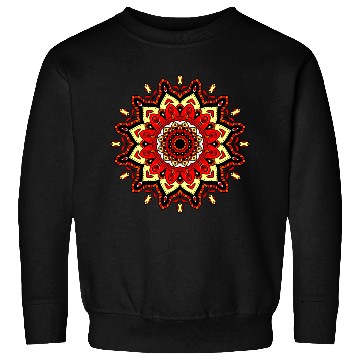 Discover Colorful Mandala Pattern Modern 4 Sweatshirts