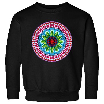 Discover Colorful Mandala Pattern Modern 9 Sweatshirts